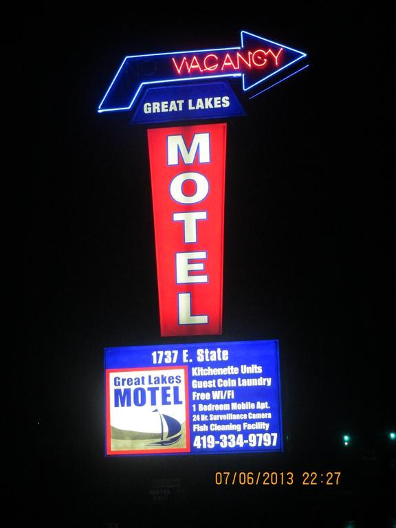Great Lakes Motel Fremont Exterior foto